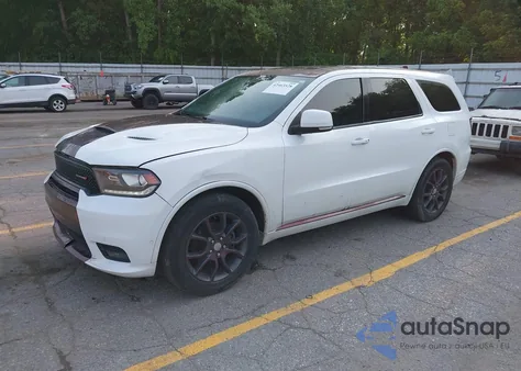2018 Dodge Durango R/T Awd z USA, uszkodzony, nr VIN 1C4SDJCT9JC443403